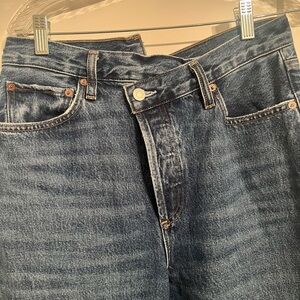 Agolde Criss Cross Straight Jeans Size 27